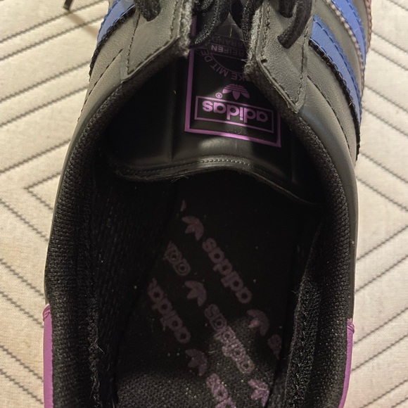 Adidas 3 Stripe 3 Streifen Black Shoes Men’s 7 1/2. Great shape gently used. - Picture 10 of 10